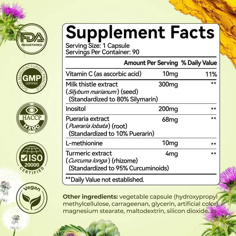 ToXenara™ Milk Thistle Liver Detox & Colon Cleanse